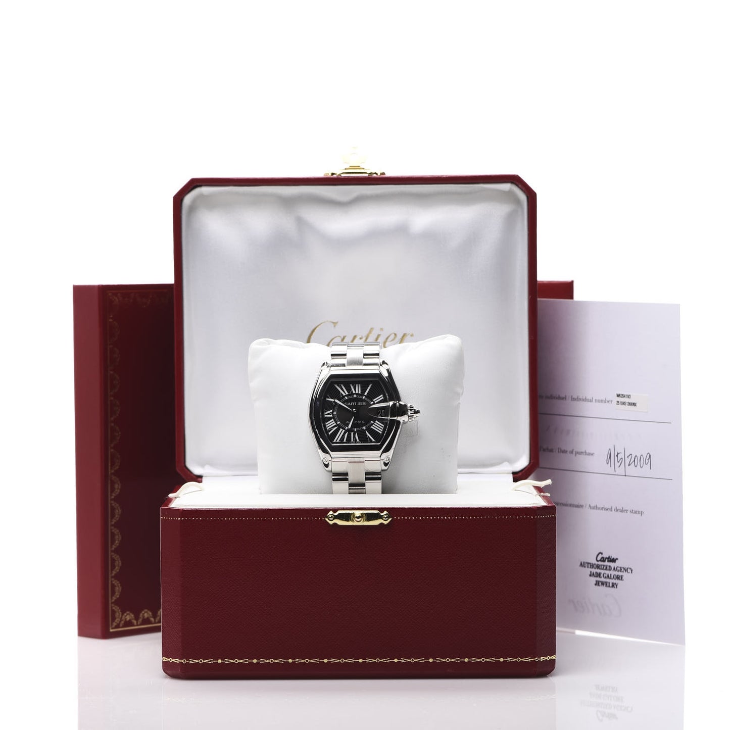 Stainless Steel 37mm Roadster Automatic Watch Black