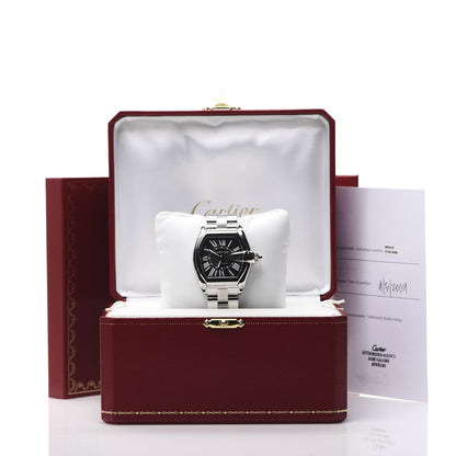 Cartier Stainless Steel 37mm Roadster Automatic Watch Black 7 of 7