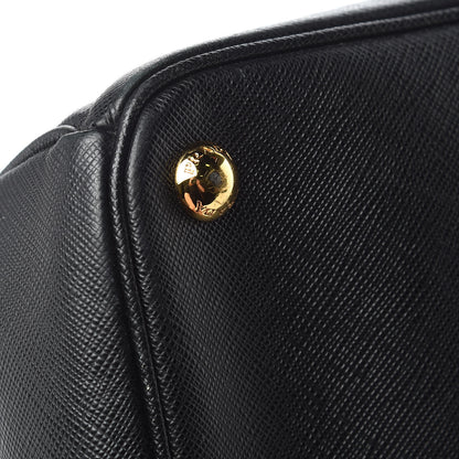 Prada Saffiano Lux Extra Large Galleria Double Zip Tote Black 18 of 19