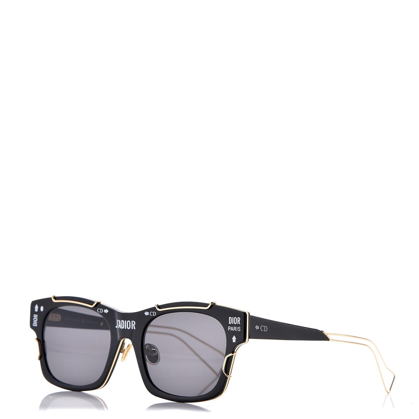 Acetate J'adior Sunglasses Black