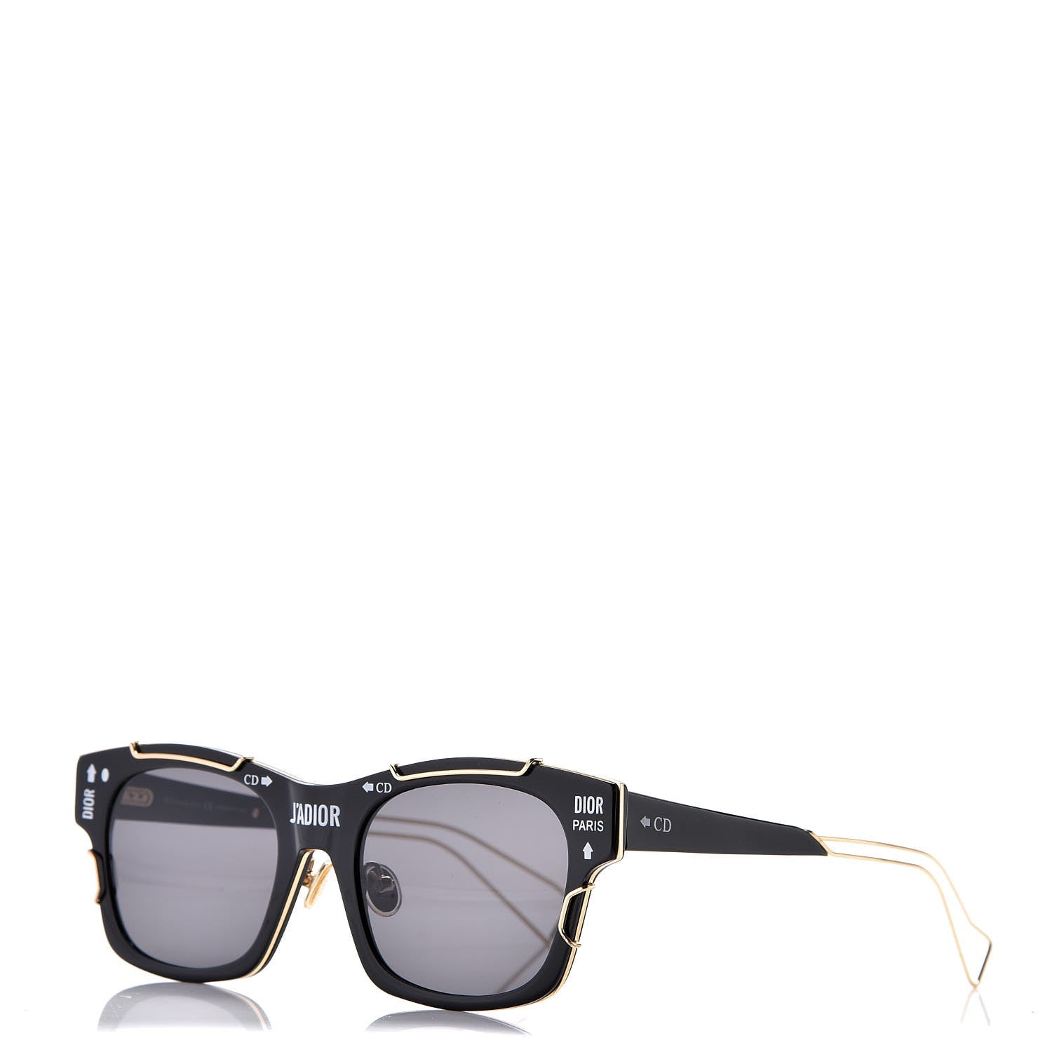 Christian Dior Acetate J'adior Sunglasses Black 1 of 7