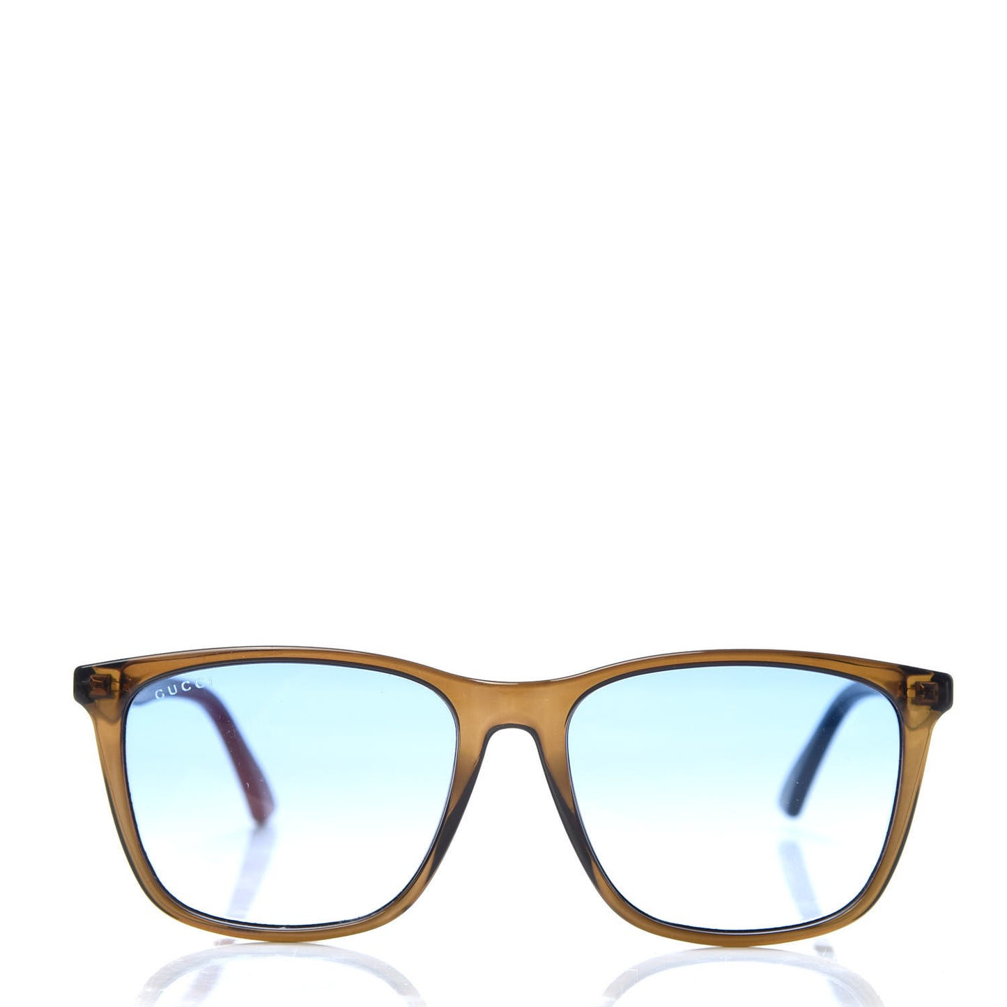 Acetate Square Frame Sunglasses GG0404S Brown