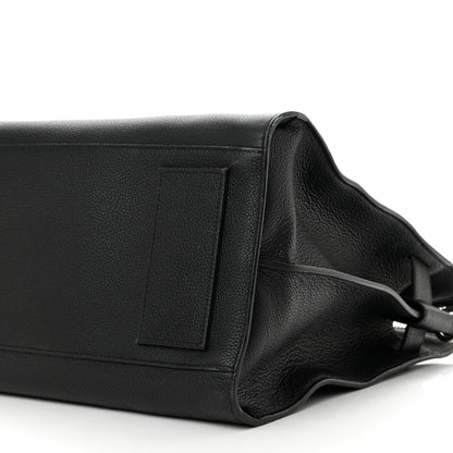 Saint Laurent Grained Calfskin Medium Souple Sac De Jour Duffle Black 10 of 14