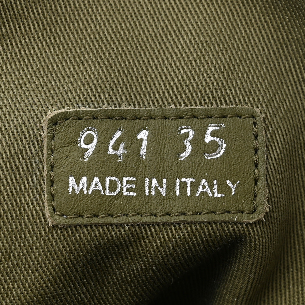 Denim Triangle Logo Camo Sneakers 35 Militare