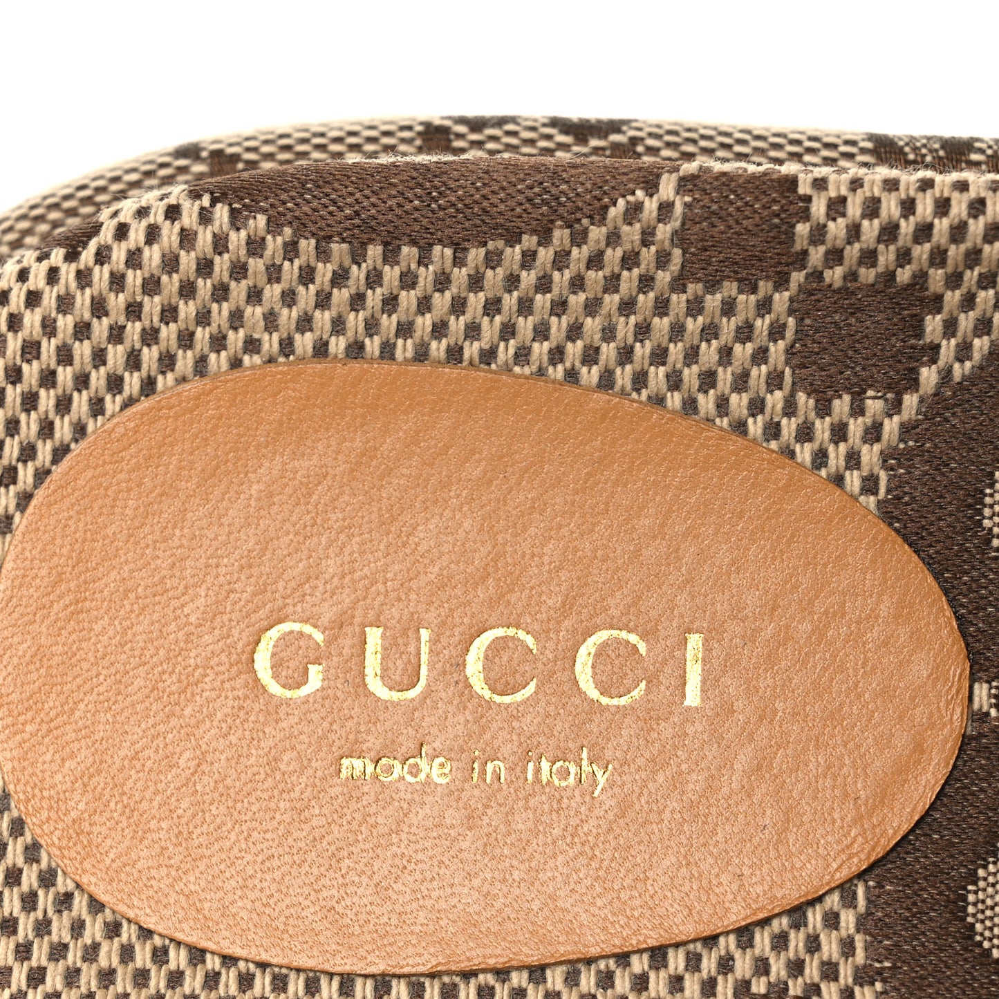 Monogram Maxi GG Angelina Platform 55mm Slide Sandals 36 Camel Ebony