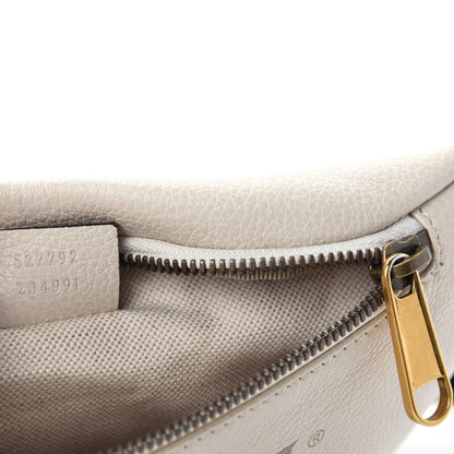 Gucci Grained Calfskin Small Logo Belt Bag White 9 of 11