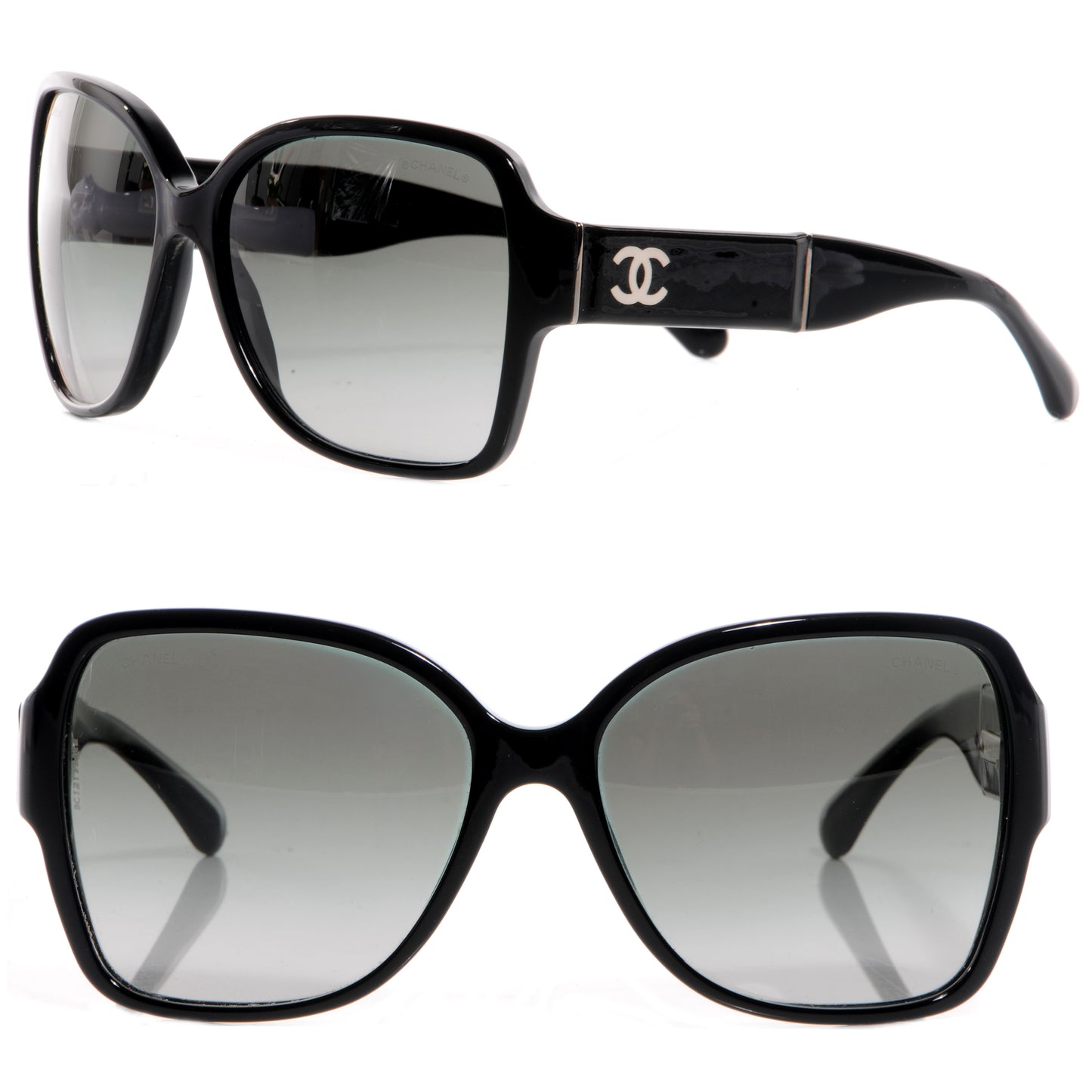 Patent Leather Sunglasses 5230Q Black