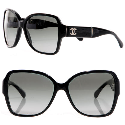 Chanel Patent Leather Sunglasses 5230Q Black 1 of 4