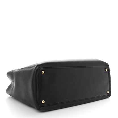 Chanel Calfskin Cerf Executive Shopper Tote Black 4 of 10