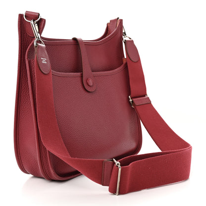 Hermes Taurillon Clemence Evelyne III PM Rubis 3 of 17