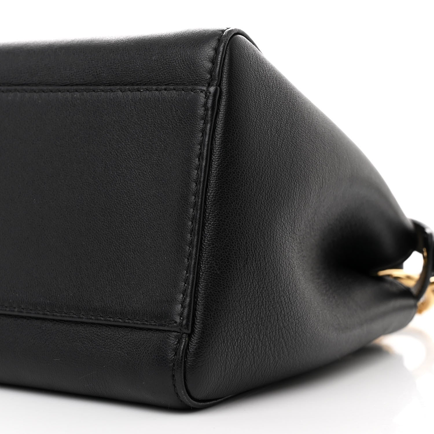 Fendi Nappa Mini Peekaboo Iconic Satchel Black 11 of 12