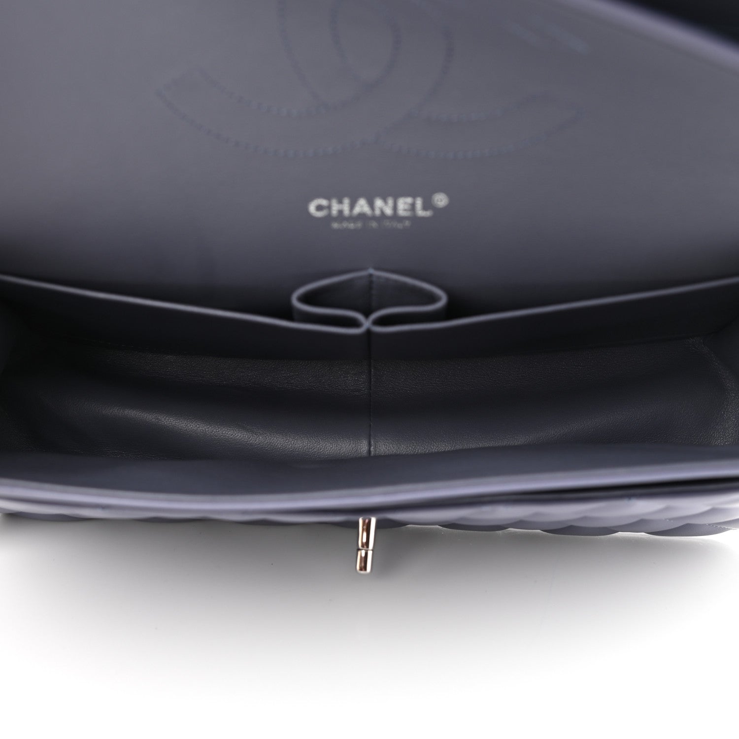 Chanel Lambskin Quilted Jumbo Double Flap Light Purple 4 of 10