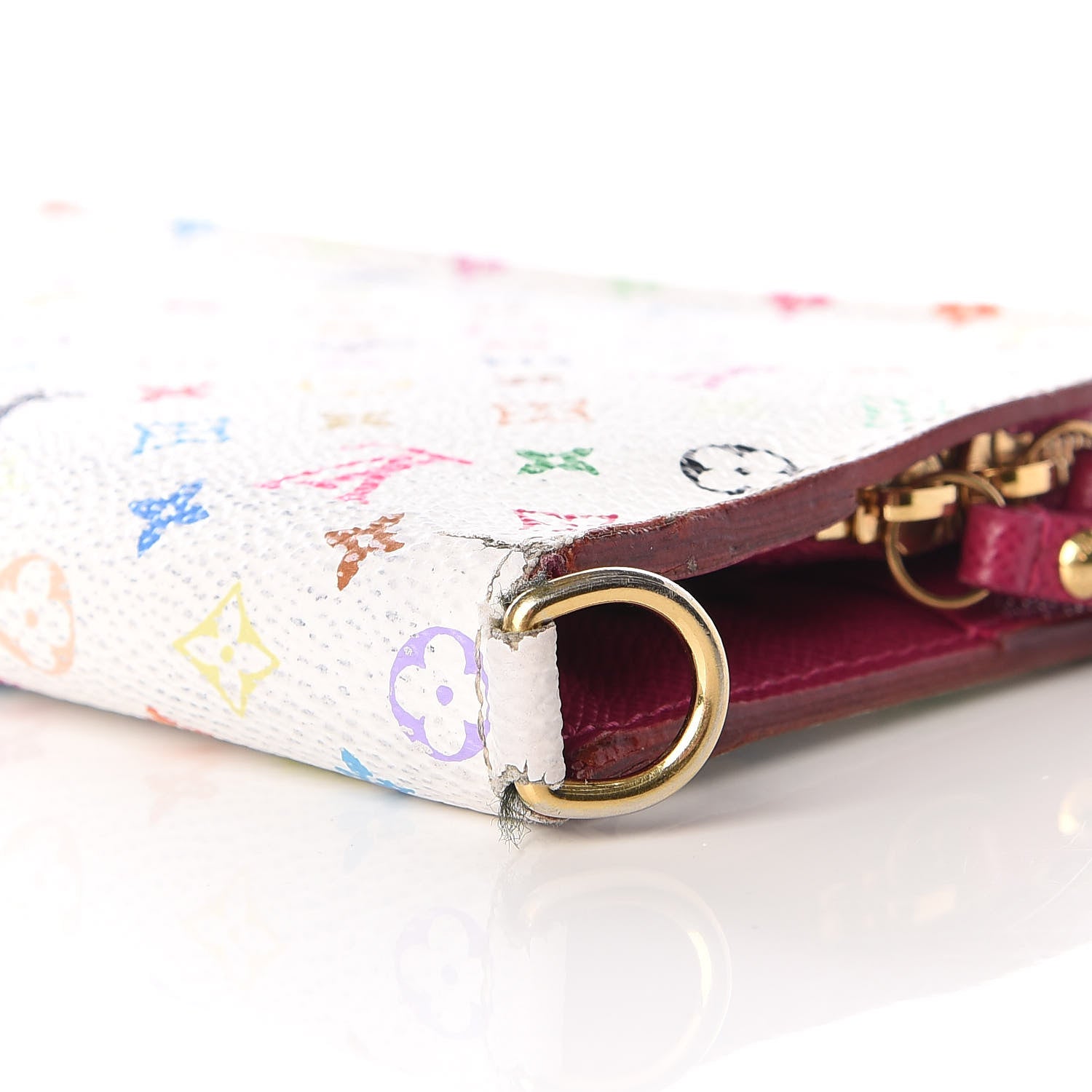 Louis Vuitton Monogram Multicolor Insolite Wallet White Figue 13 of 18