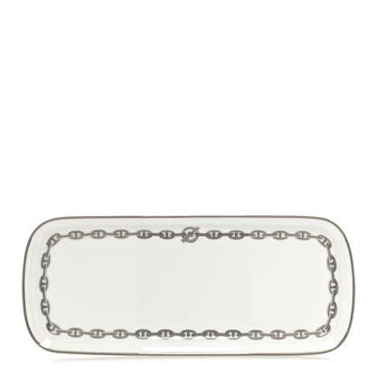 Hermes Porcelain Chaine d' Ancre Plate 1 of 8