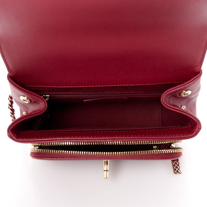 Chanel Caviar Quilted Small Business Affinity Flap Red 5 of 13