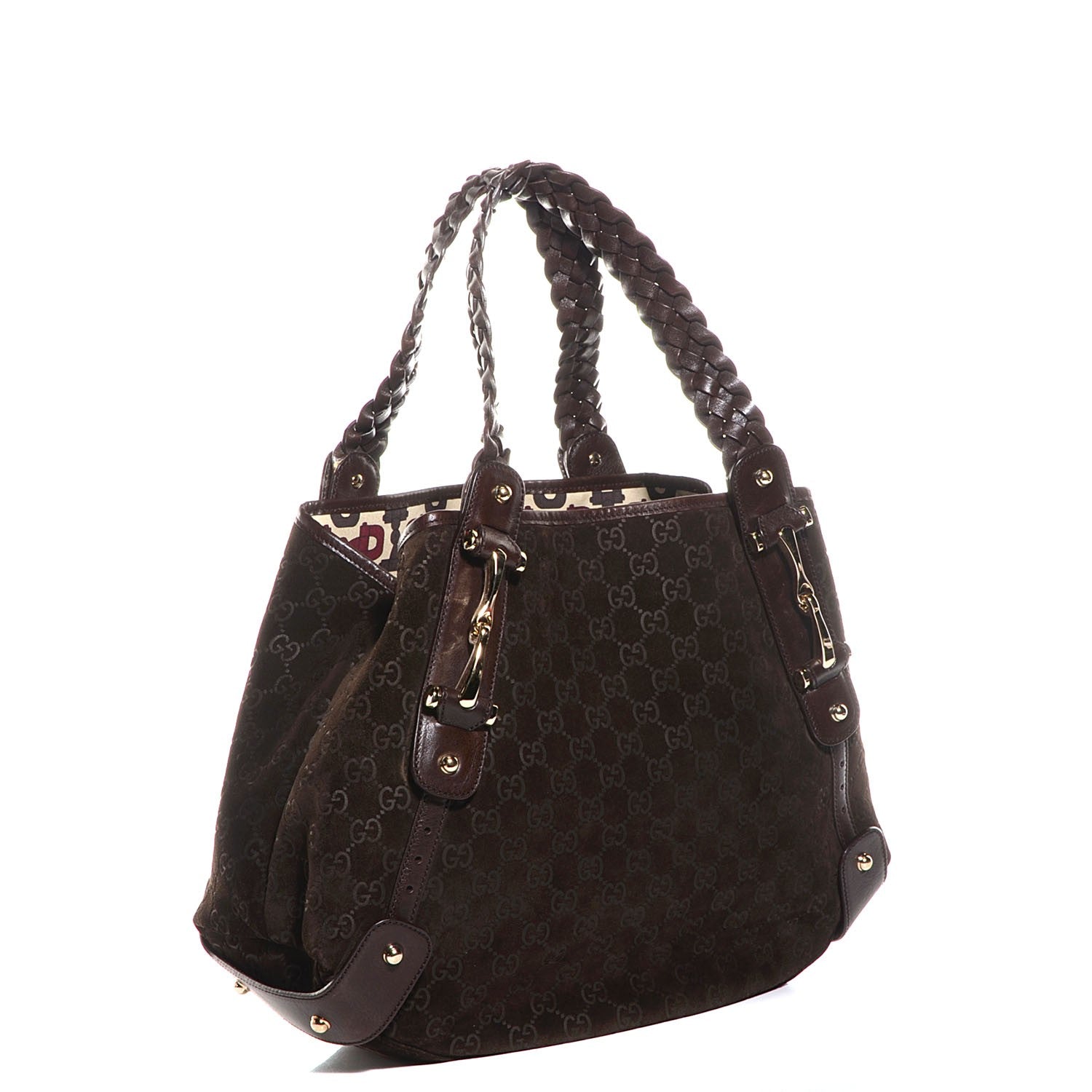 Gucci Guccissima Suede Medium Pelham Shoulder Bag Brown 3 of 7