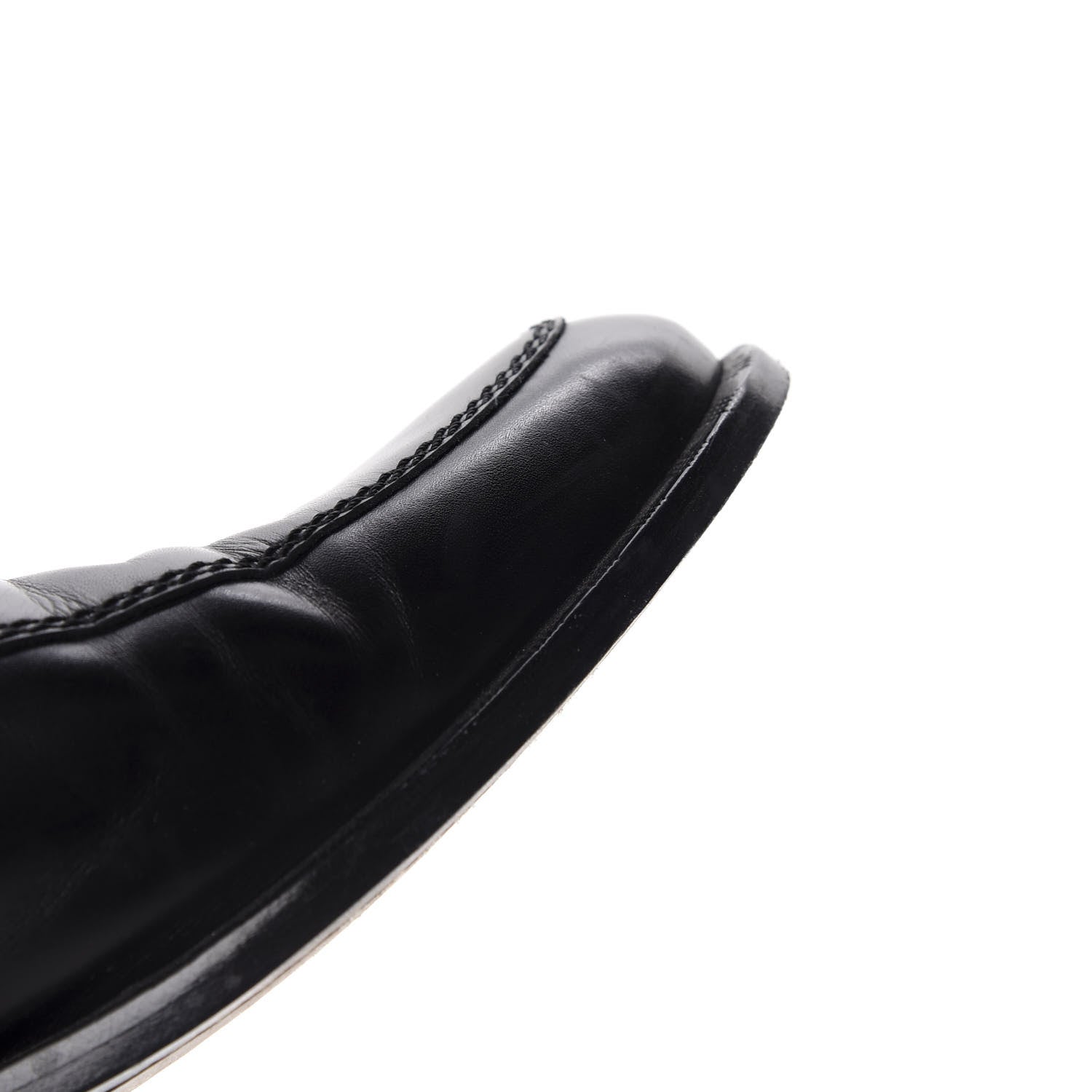Louis Vuitton Calfskin Mens Loafers 9.5 Black 12 of 14