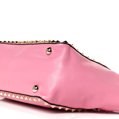 Valentino Garavani Vitello Small Rockstud Tote Ninphea 10 of 12