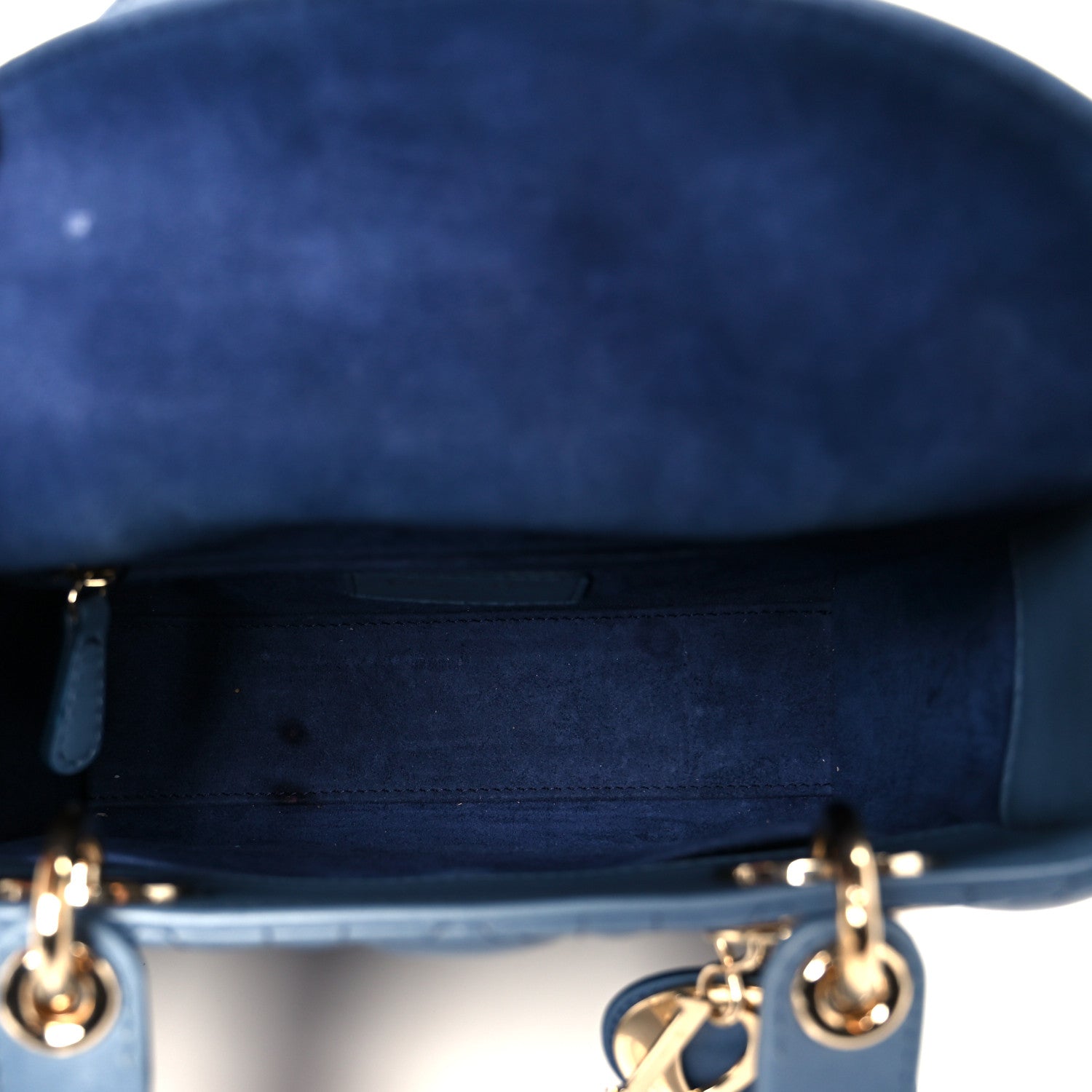 Christian Dior Lambskin Cannage Gradient Small My ABCDior Lady Dior Indigo Blue 5 of 10