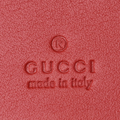 Gucci Calfskin Queen Margaret Card Case Wallet Blue Agata Hibiscus Red Mystic White 9 of 10
