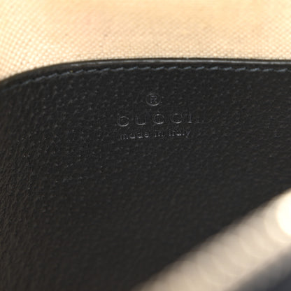 Gucci GG Supreme Monogram Textured Dollar Calfskin Web Small Ophidia Dome Shoulder Bag Beige Blue 6 of 14