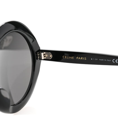 Celine Acetate Round Sunglasses CL 40081U Black 5 of 8