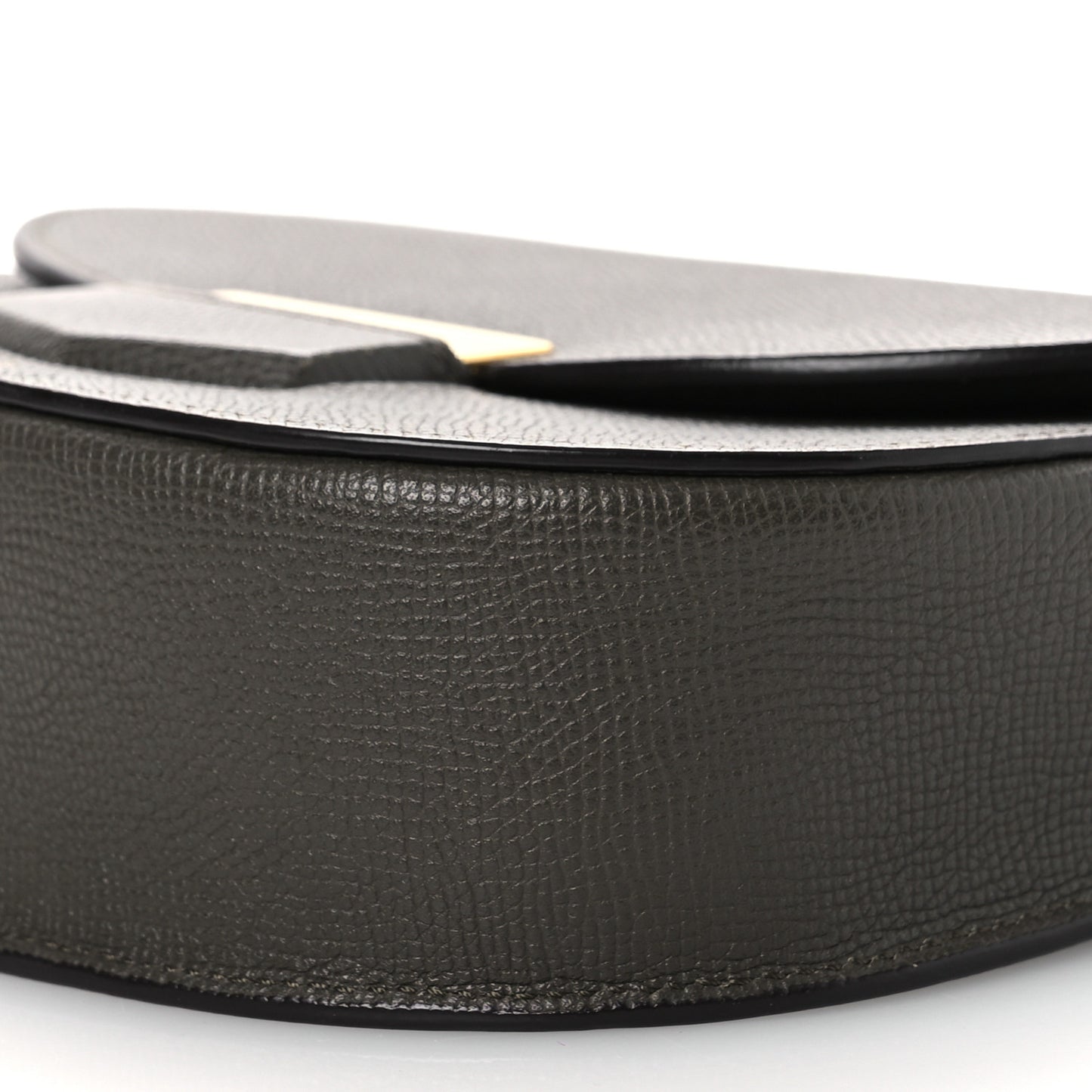 Baby Grained Calfskin Small Trotteur Grey
