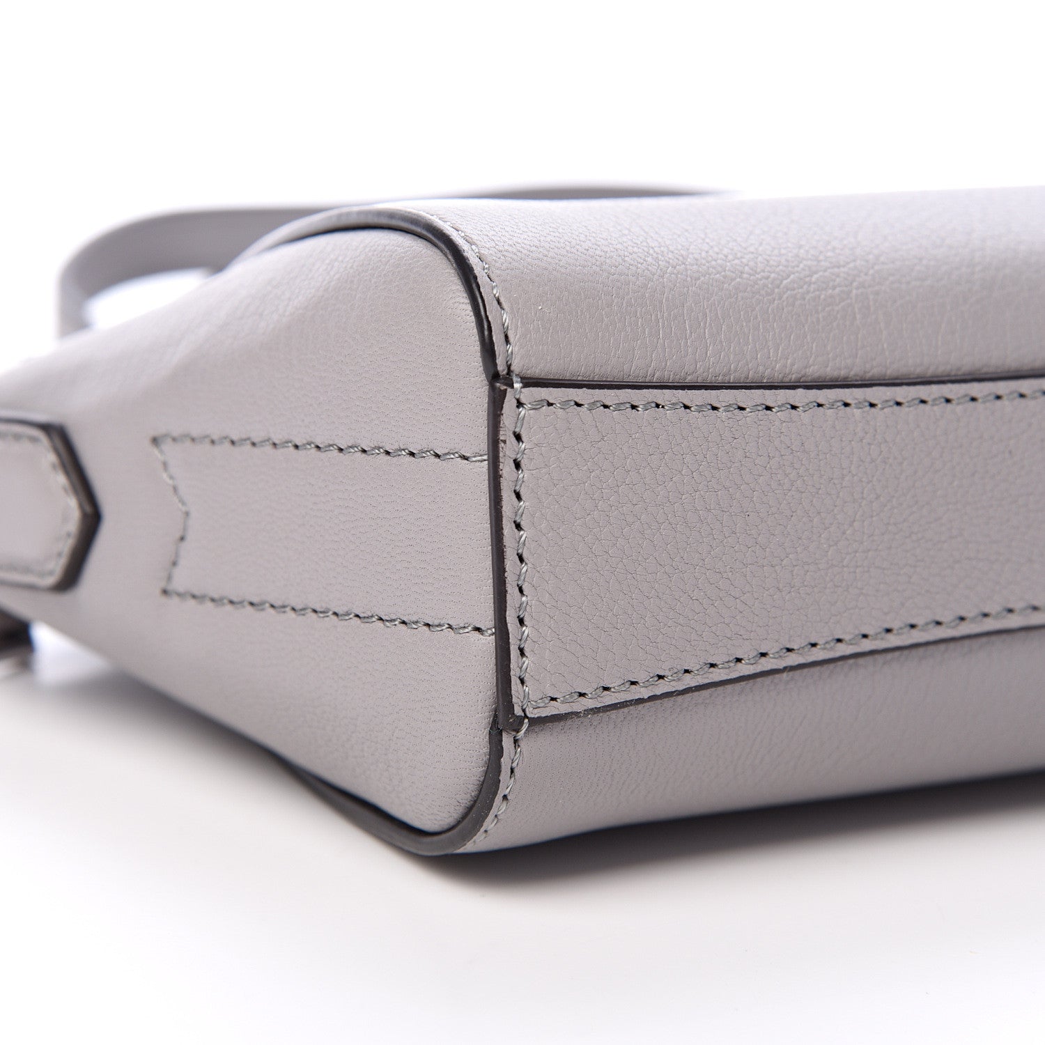 Givenchy Sugar Goatskin Nano Antigona Pearl Grey 8 of 10