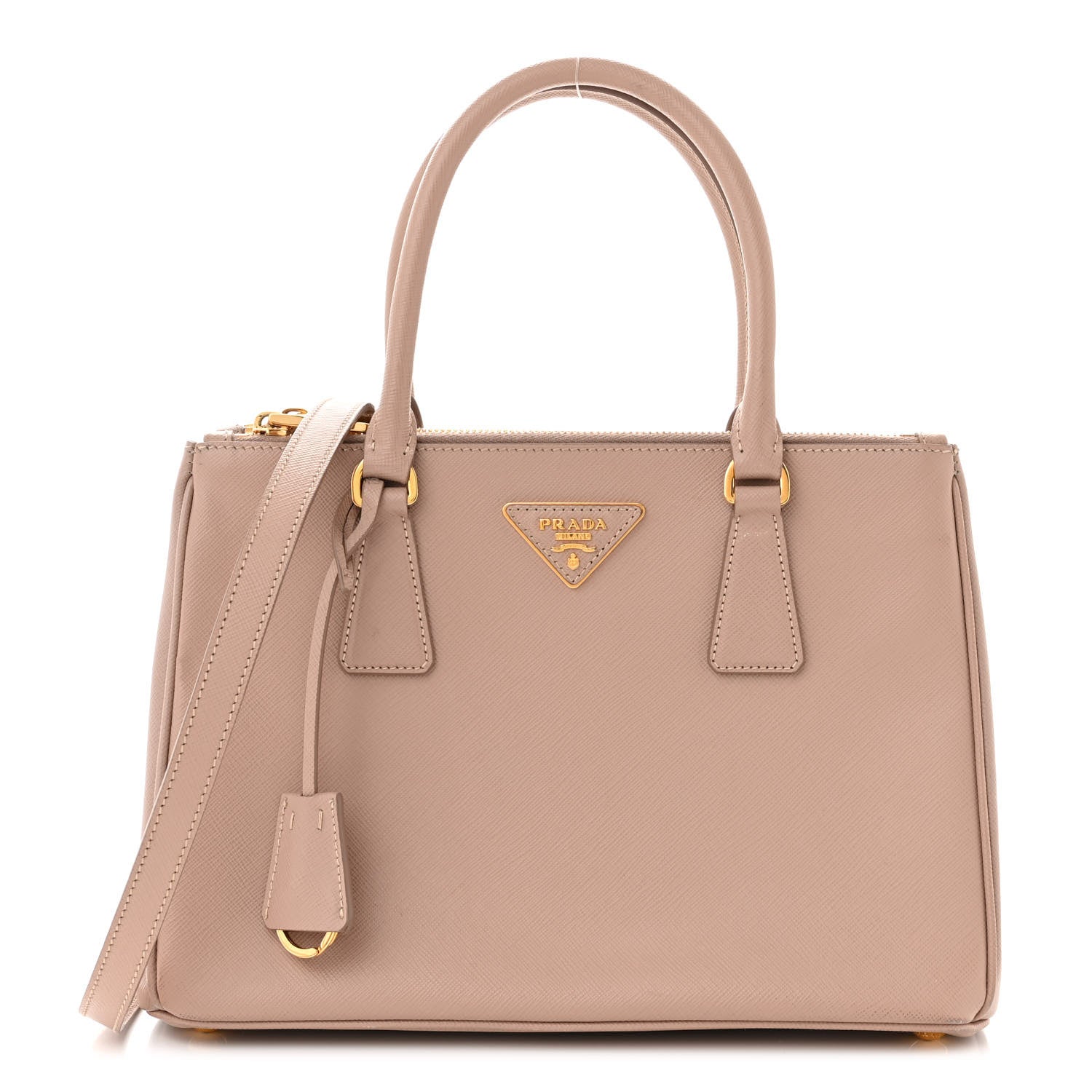 Prada Saffiano Lux Small Galleria Double Zip Tote Cammeo 1 of 17