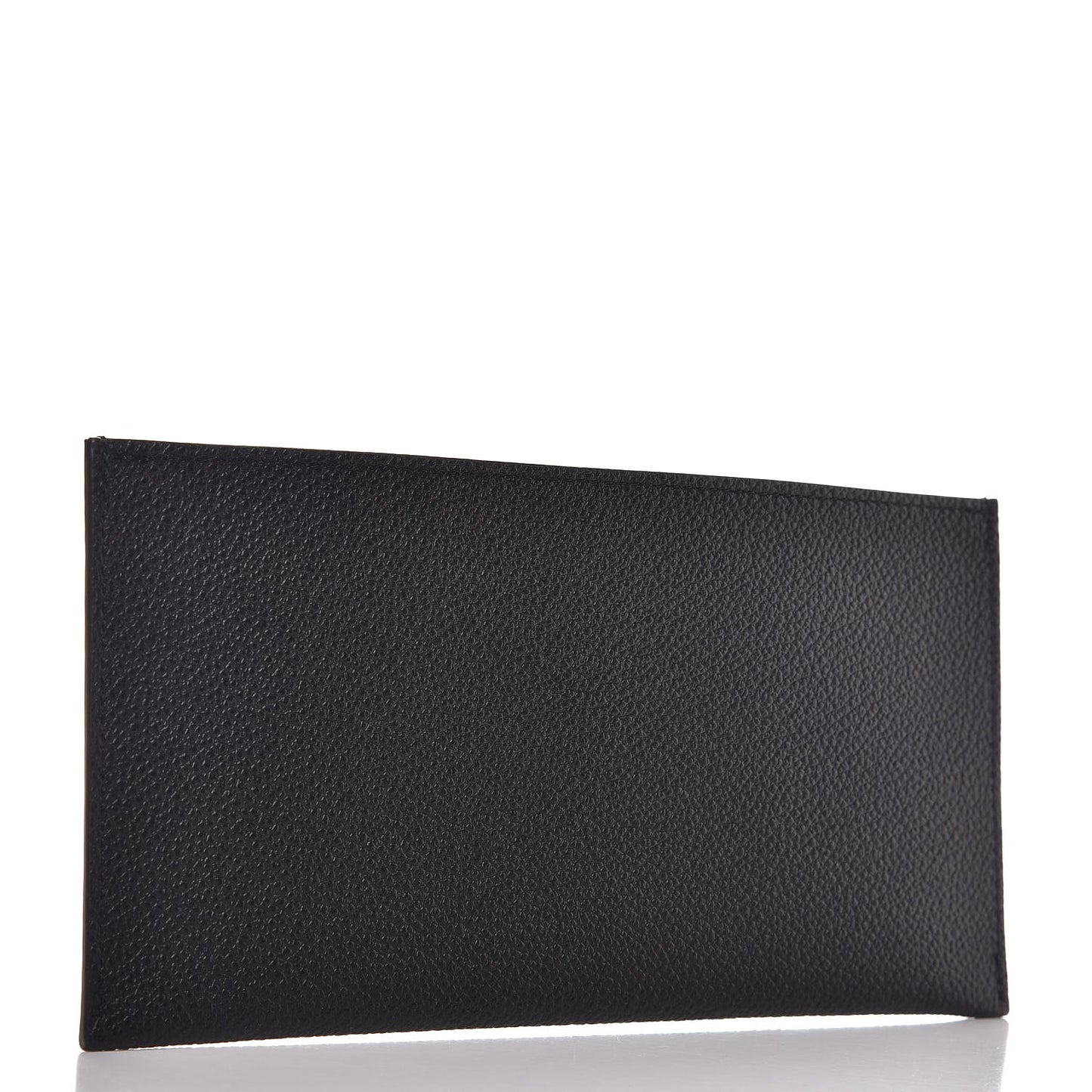Calfskin Felicie Chain Wallet Card Holder Insert Black