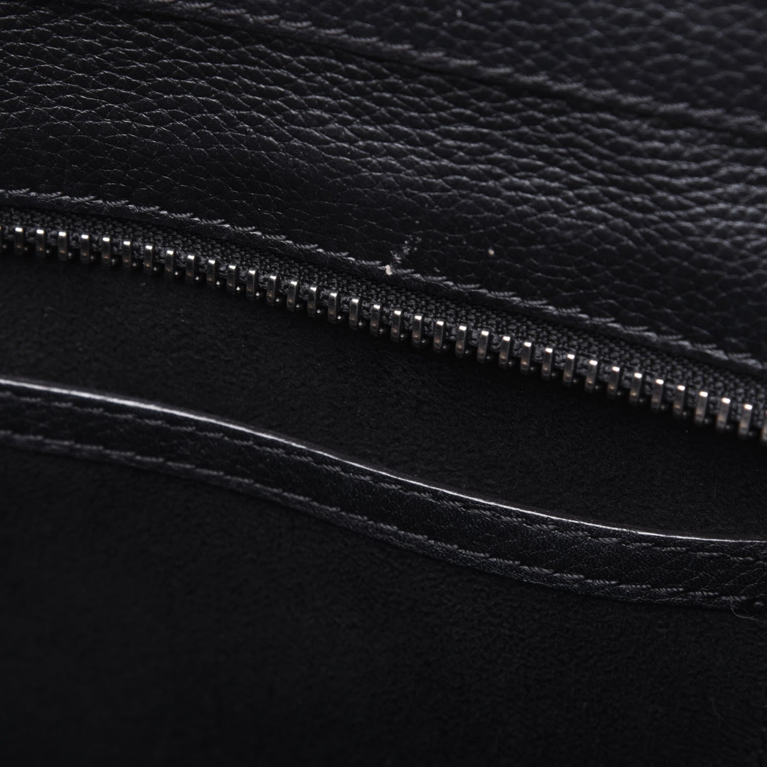 Celine Drummed Calfskin Micro Luggage Black 9 of 26