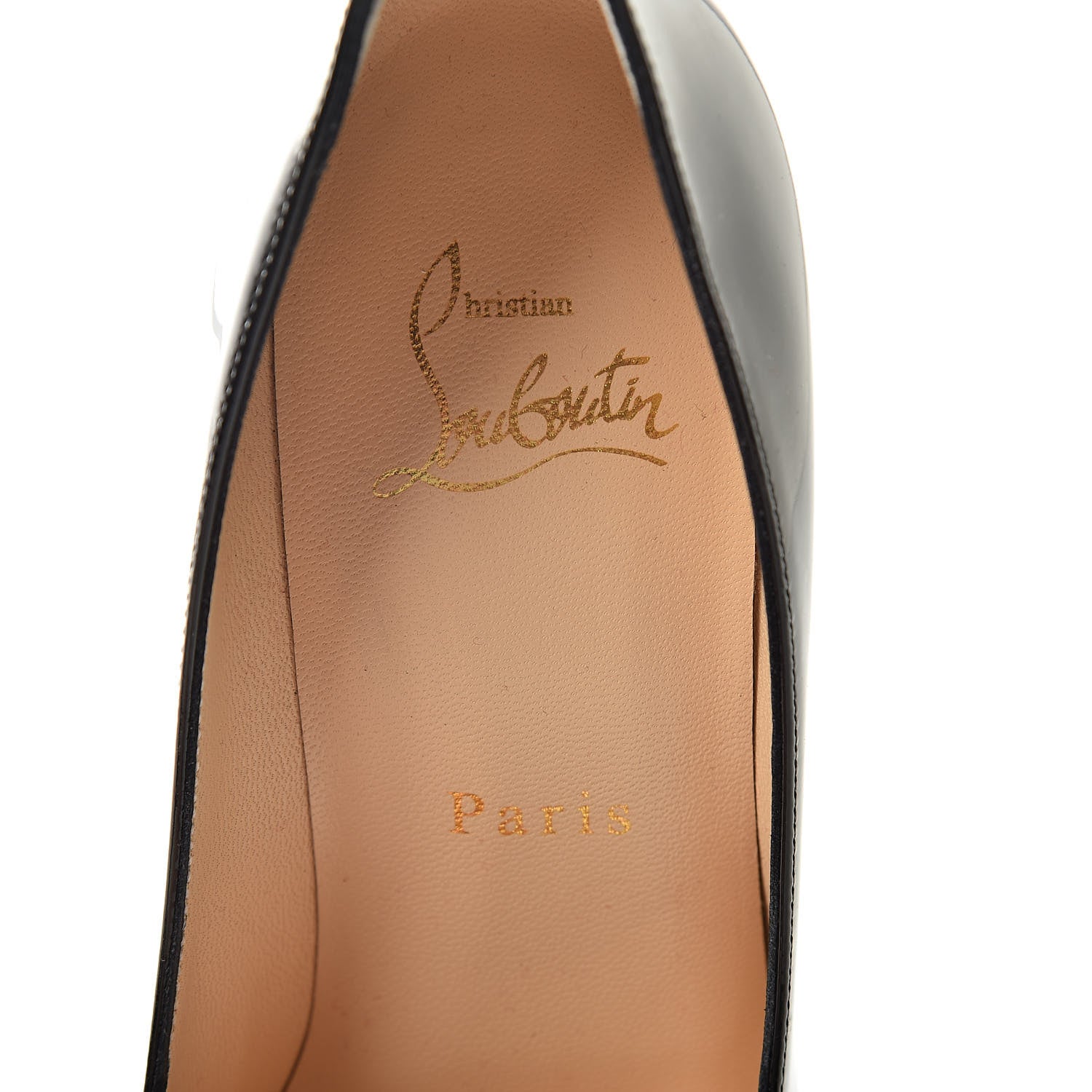 Christian Louboutin Patent Kate100 Pumps 35.5 Black 6 of 7