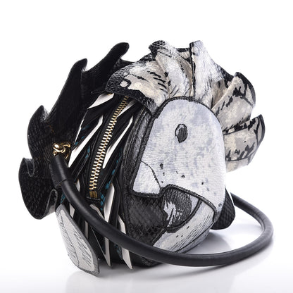 Burberry Snakeskin Pallas Helmet Bag Black 3 of 15