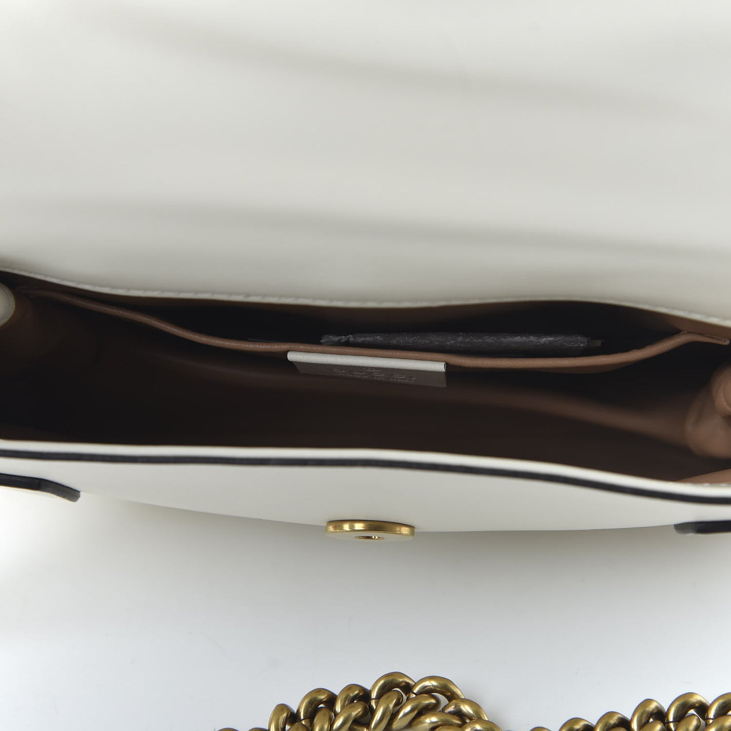 Nappa Pearl Studded Mini Queen Margaret Broadway Shoulder Bag Mystic White