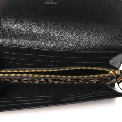 Louis Vuitton Monogram Giant Jungle Sarah Wallet Black 5 of 11