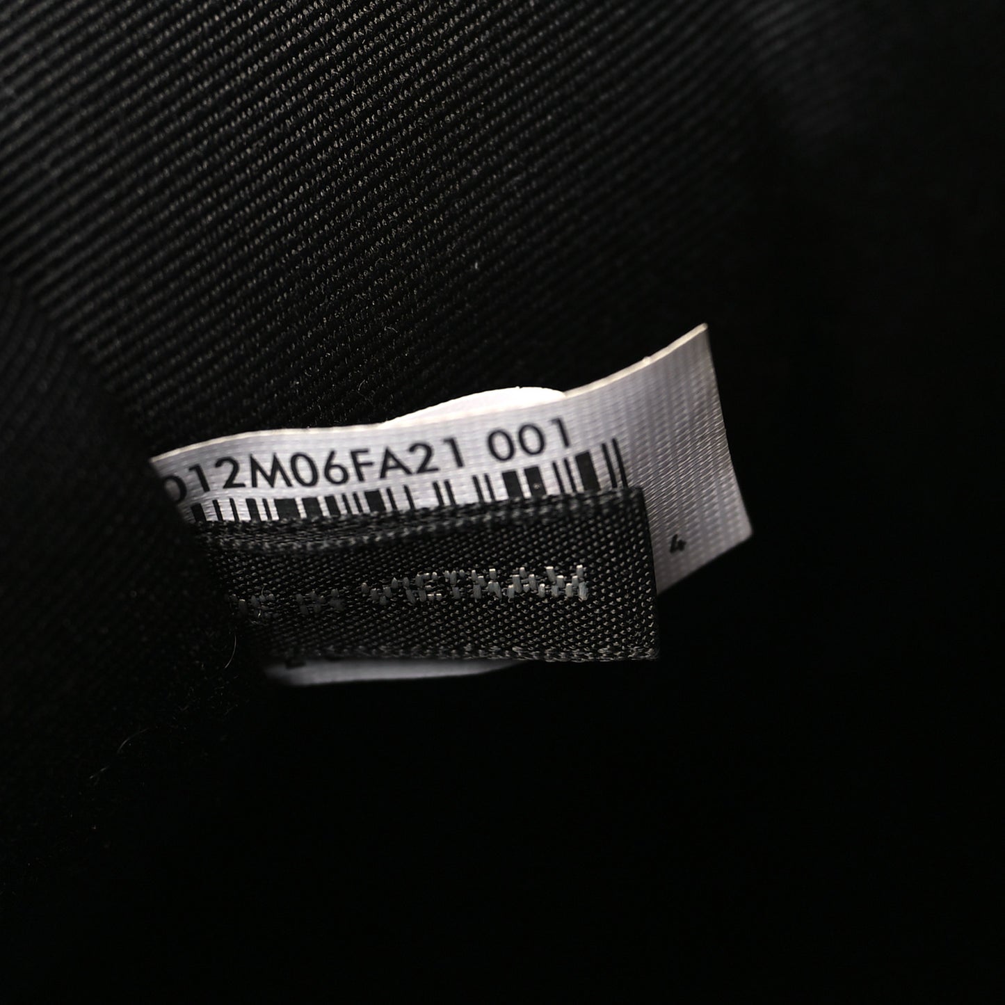 Polyester Cotton Mini The Teddy Traveler Tote Bag Black