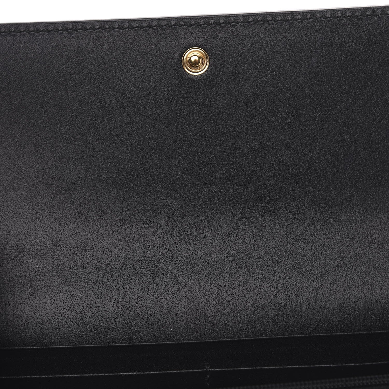 Gucci GG Supreme Monogram Bees Continental Wallet Beige Oro Black 8 of 8