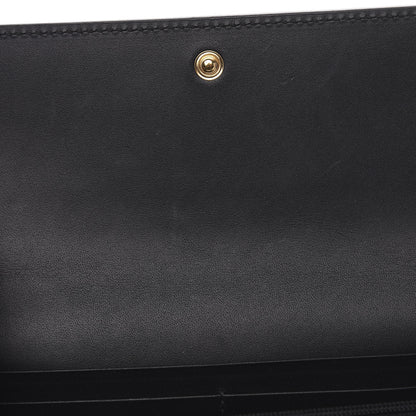 Gucci GG Supreme Monogram Bees Continental Wallet Beige Oro Black 8 of 8