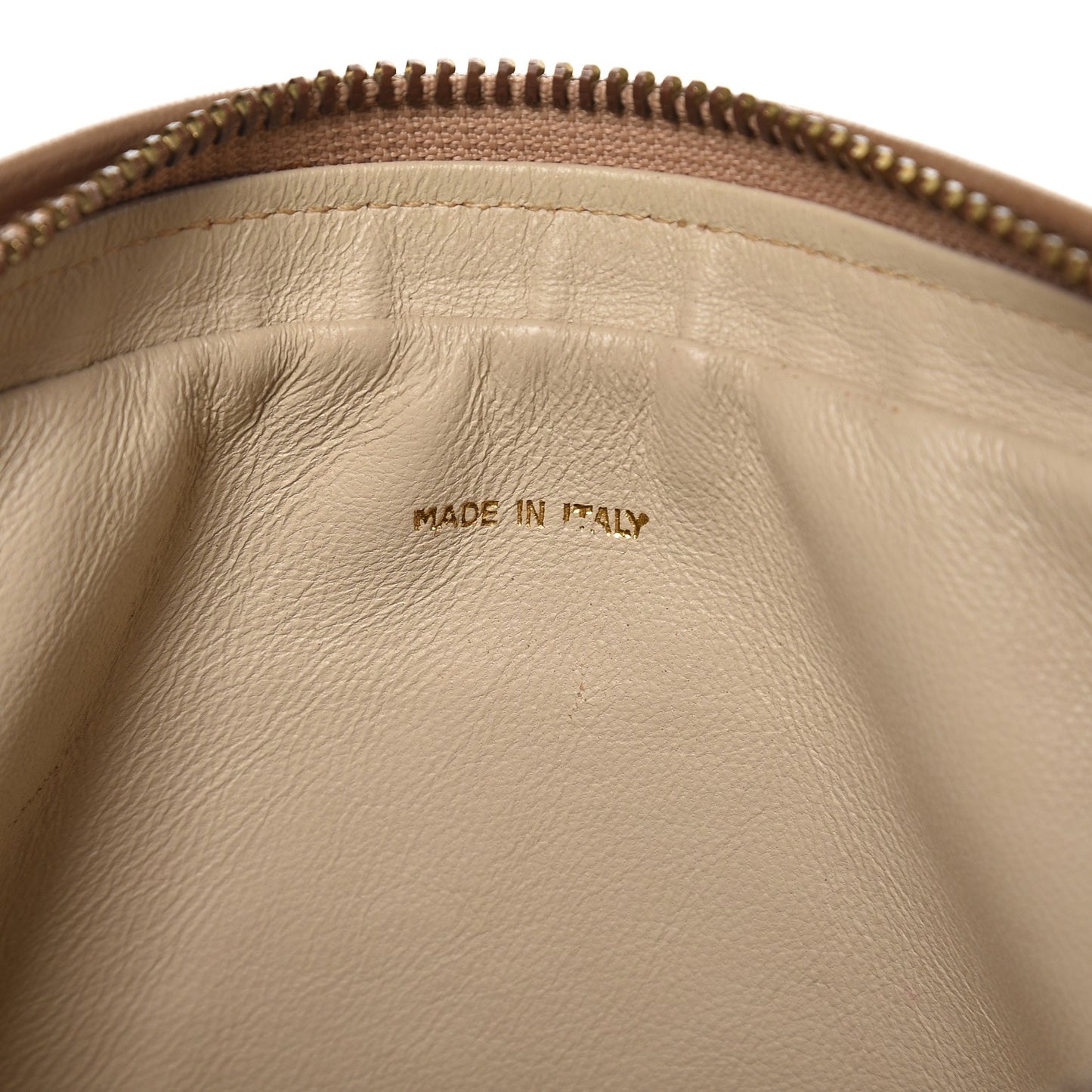 Lambskin Chevron Tassel Camera Case Taupe