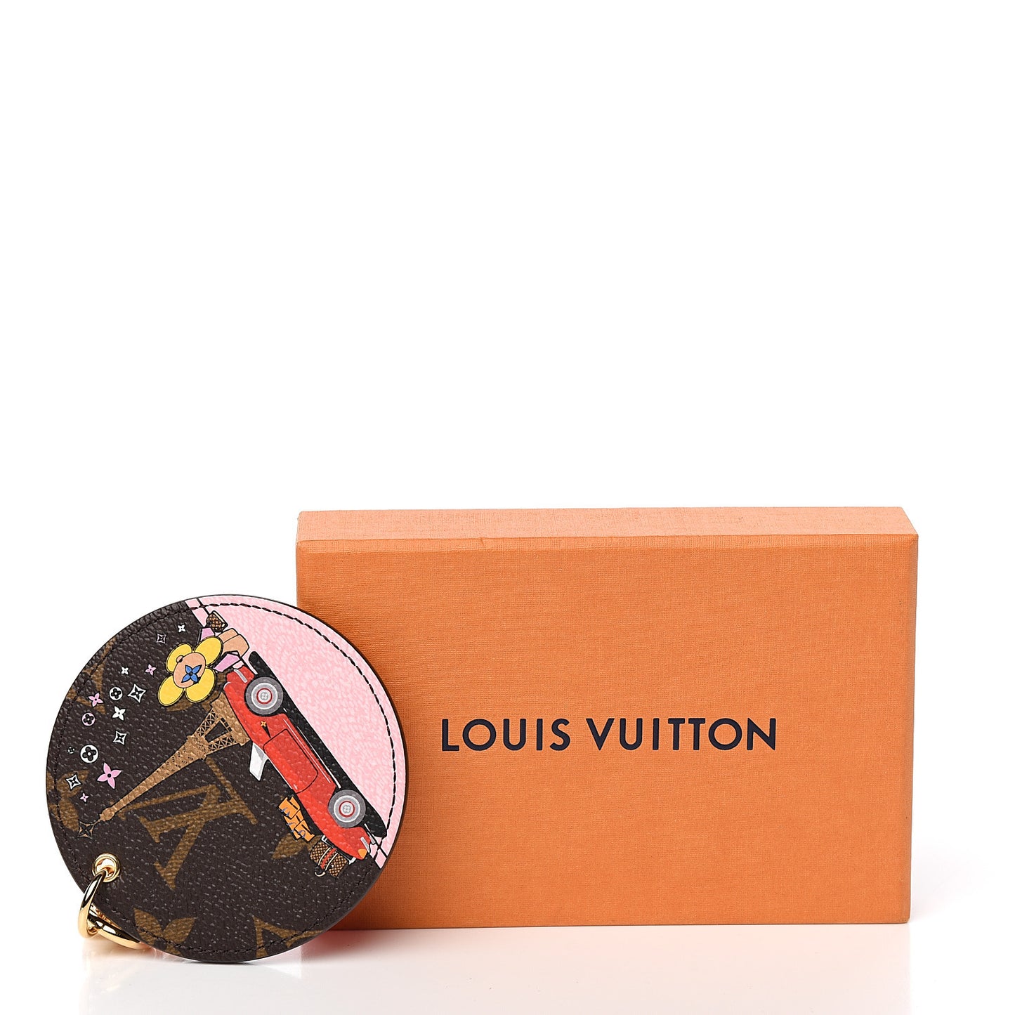 Monogram 2019 Christmas Animation Paris Bag Charm Key Ring