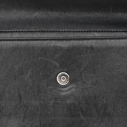 Chanel Sheepskin Quilted Vintage Mademoiselle Flap Black 11 of 12