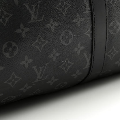 Louis Vuitton Monogram Eclipse Keepall Bandouliere 55 11 of 12