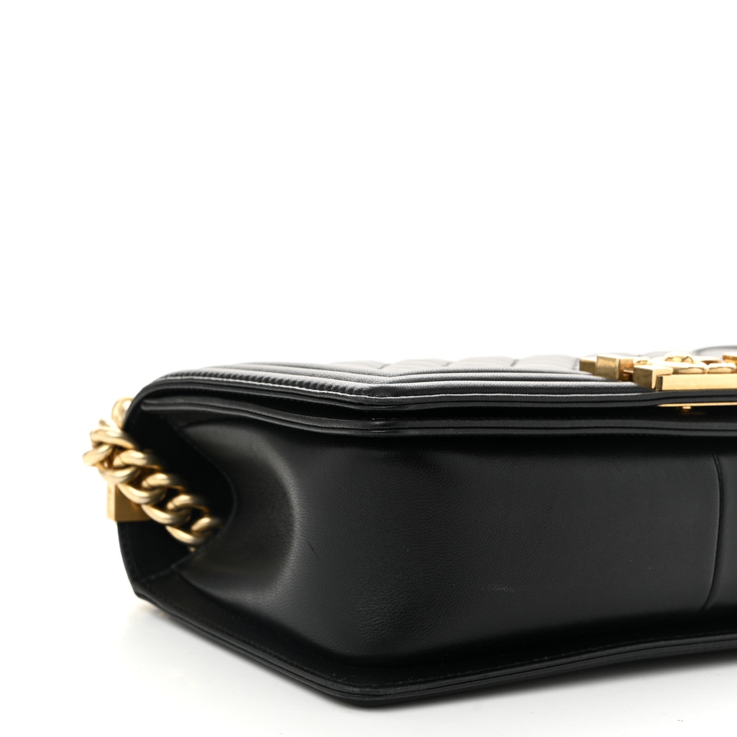 Chanel Lambskin Quilted Medium Boy Flap Black 9 of 10