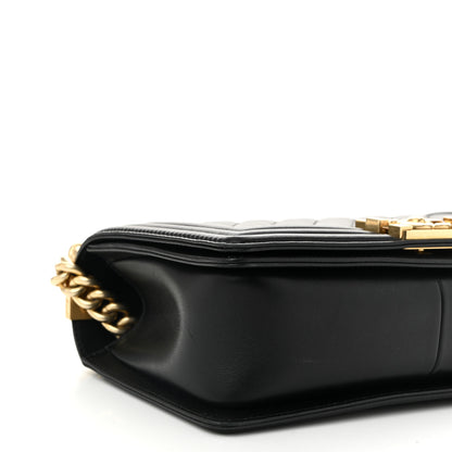 Chanel Lambskin Quilted Medium Boy Flap Black 9 of 10