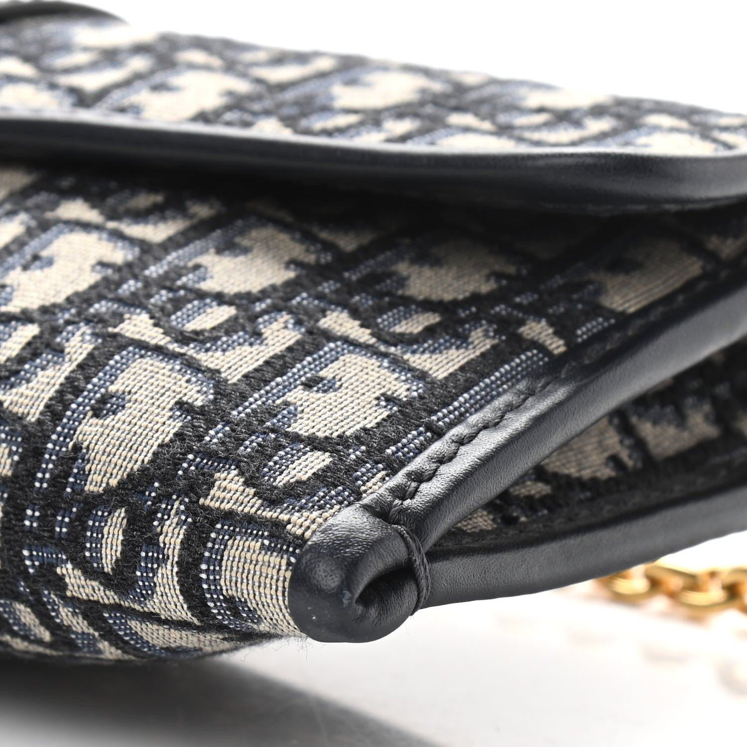 Christian Dior Oblique 30 Montaigne Chain Pouch Blue 9 of 9