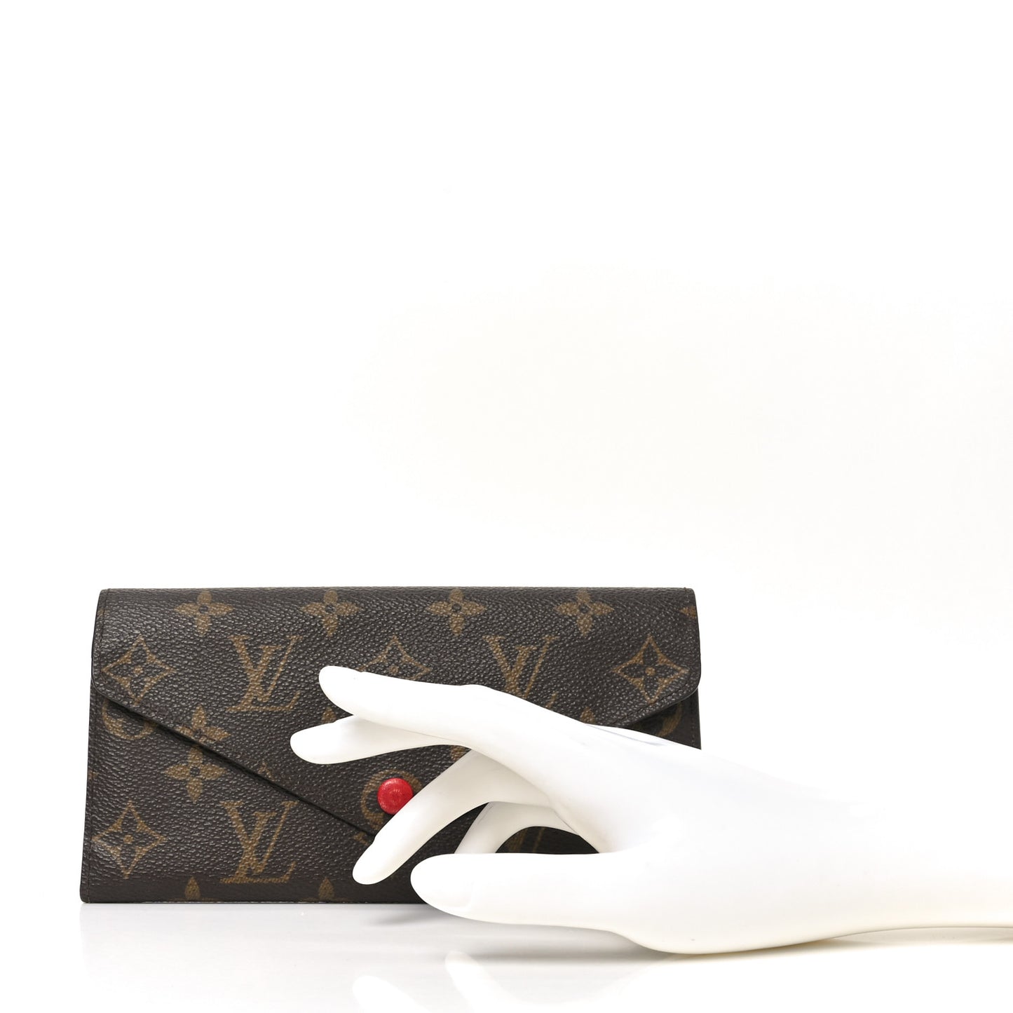 Monogram Josephine Wallet Red