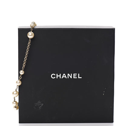 Chanel Pearl CC Short Necklace Gold 4 of 4