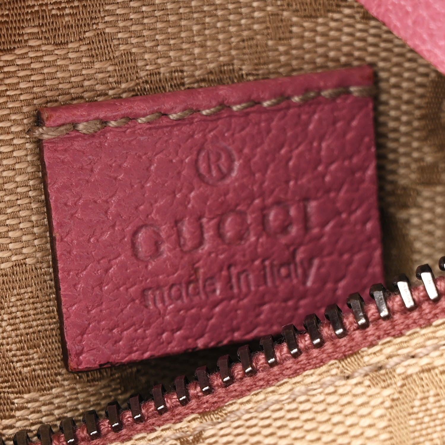 Gucci GG Monogram Web Double Pocket Belt Bag Pink 6 of 10