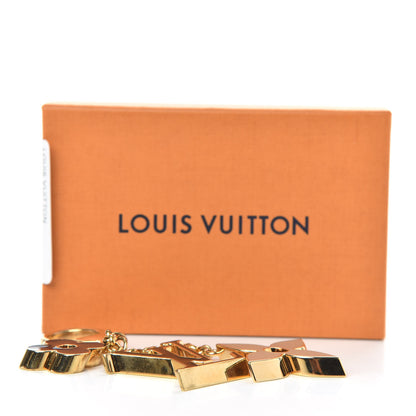 Louis Vuitton Fleur De Monogram Bag Charm Dore 3 of 3
