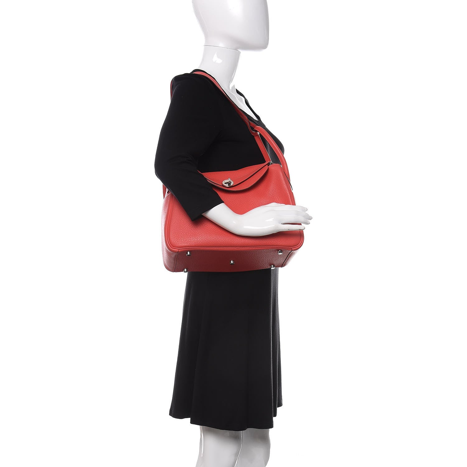 Hermes Taurillon Clemence Lindy 30 Rose Jaipur 2 of 9